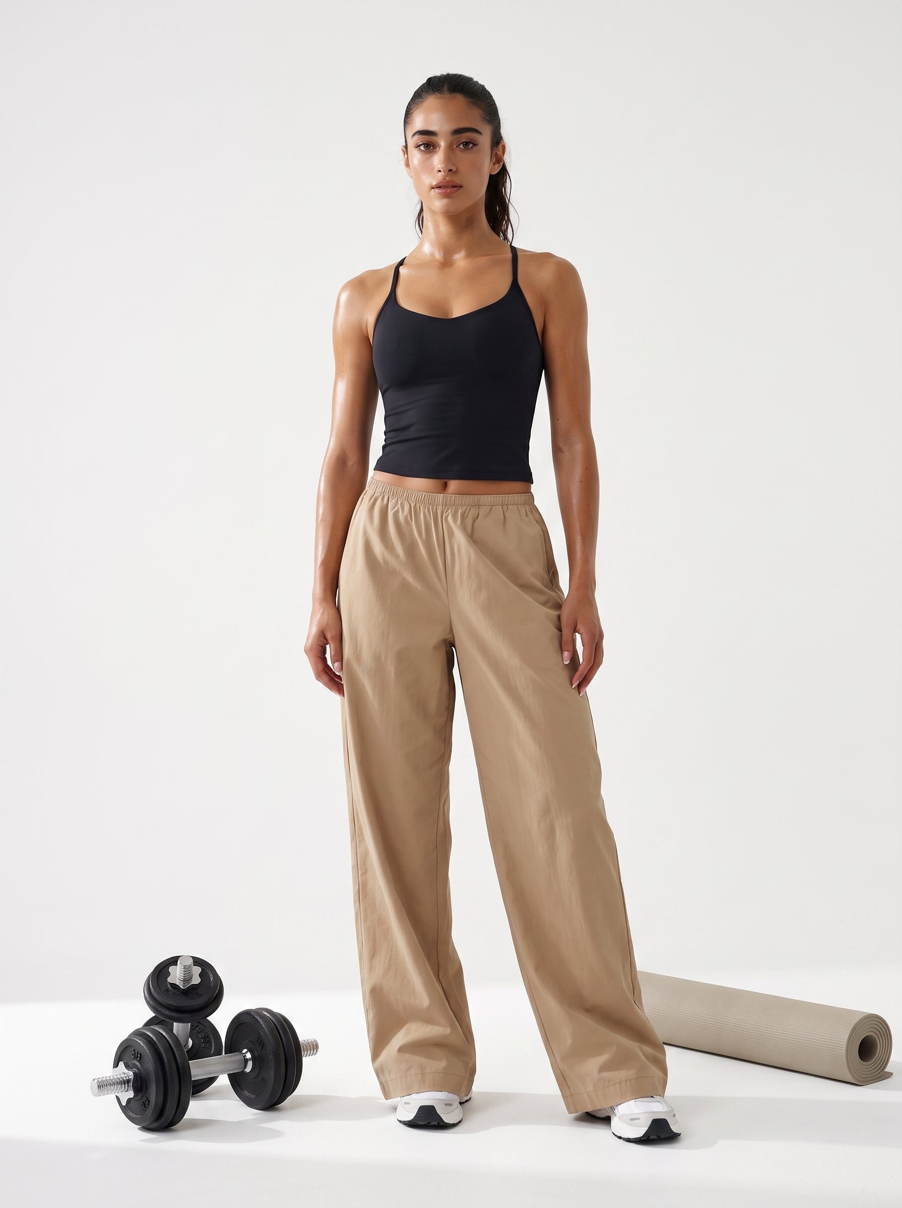 Khakhi Training Flair Pants