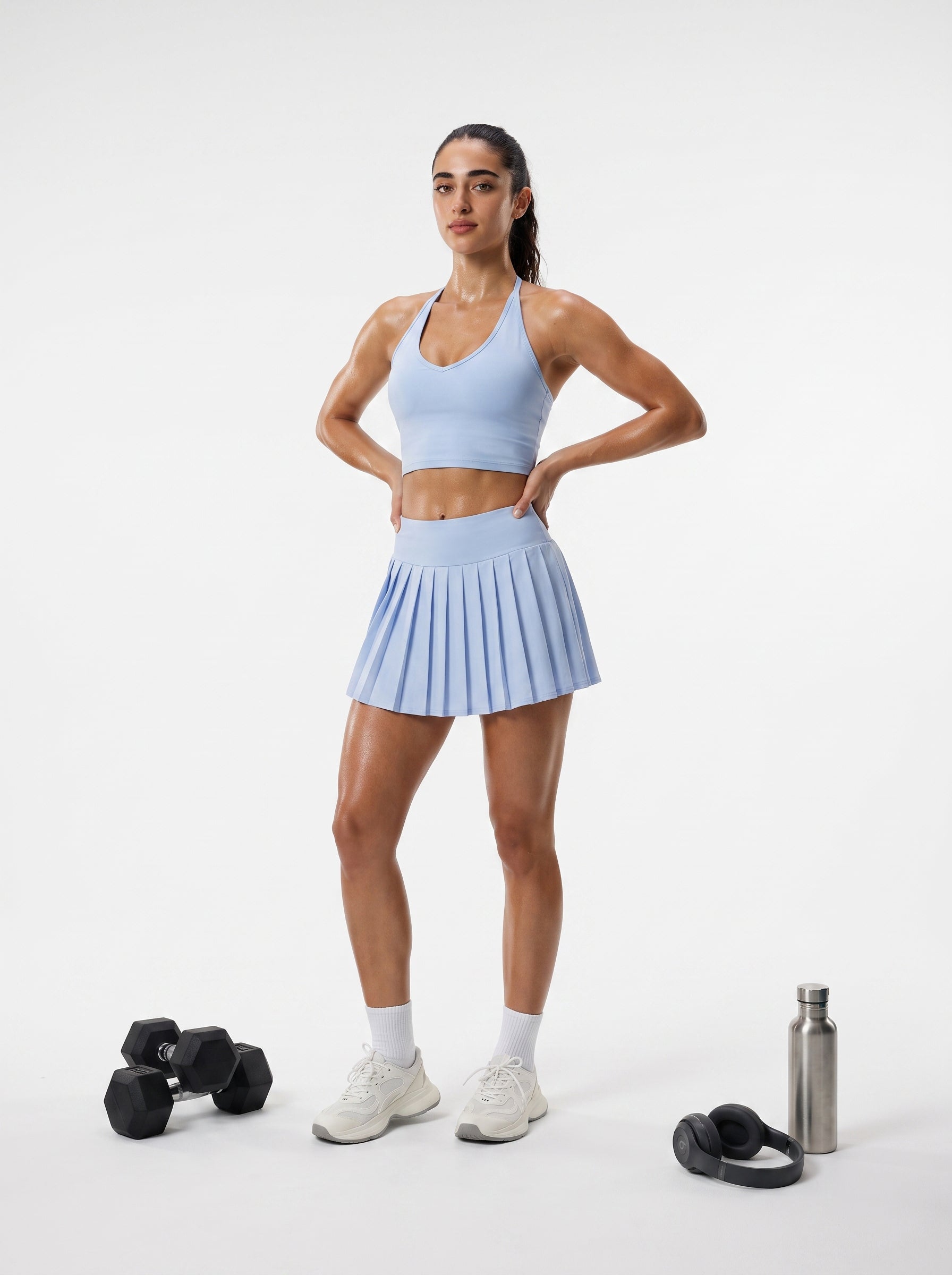 Ice Blue Skort