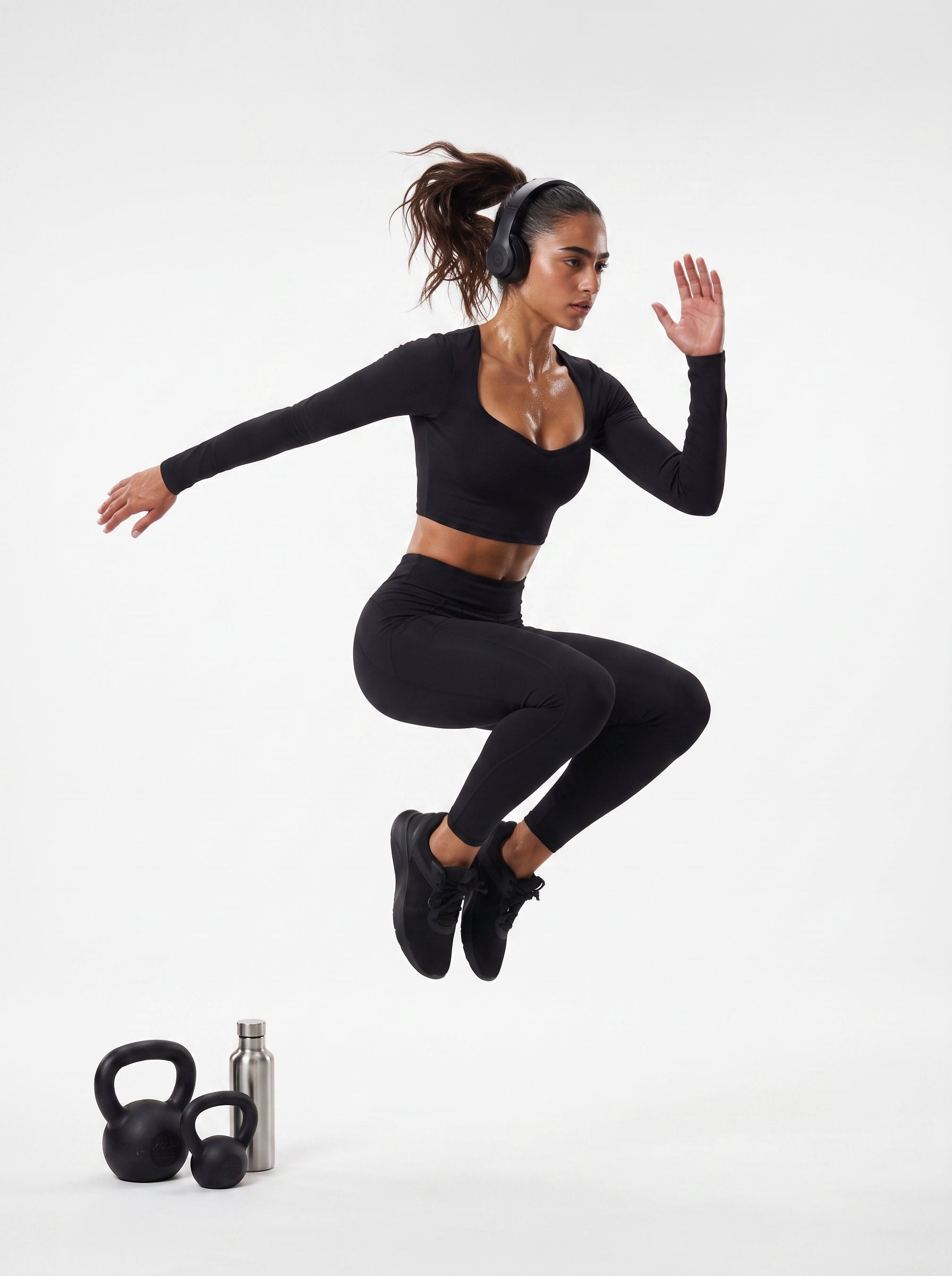 Black Sculpt High Waisted Leggings