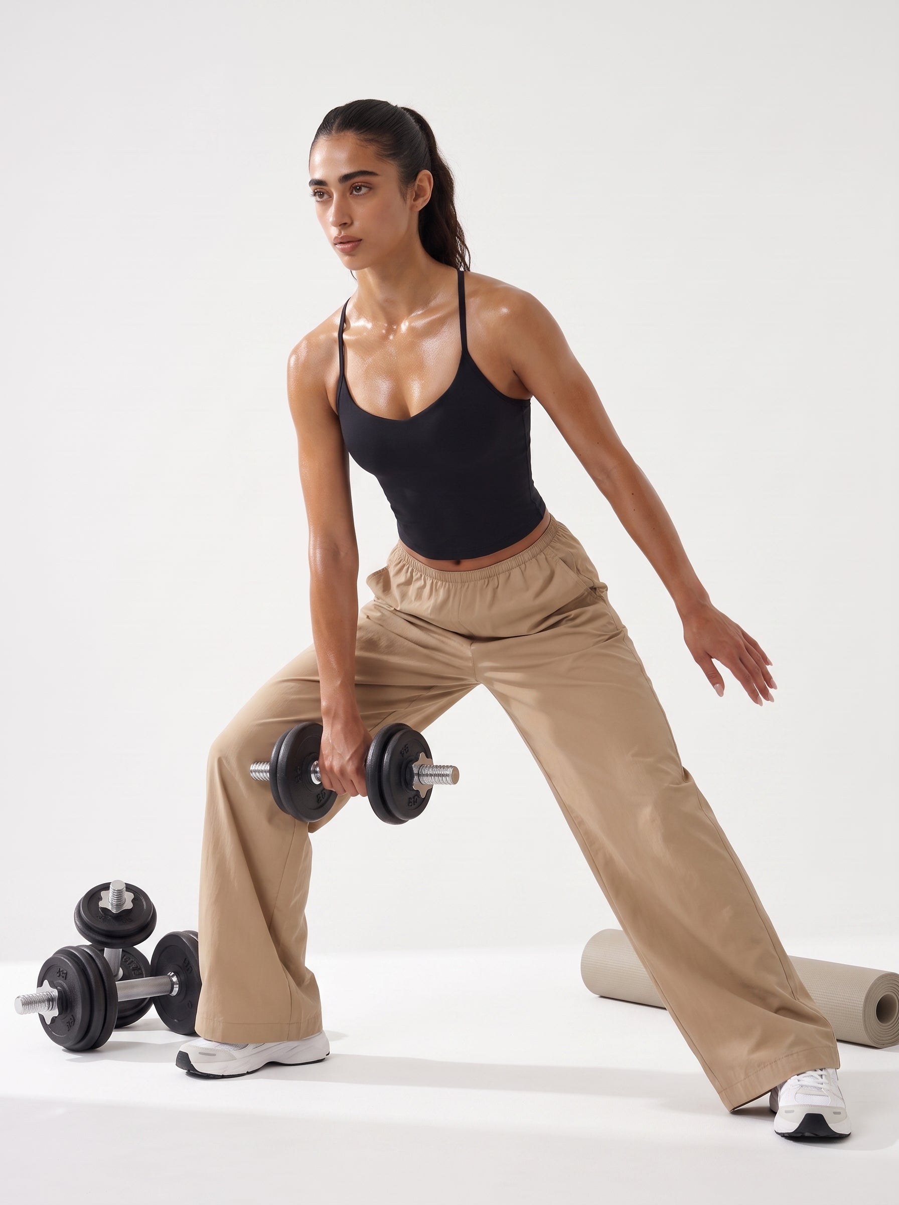 Khakhi Training Flair Pants