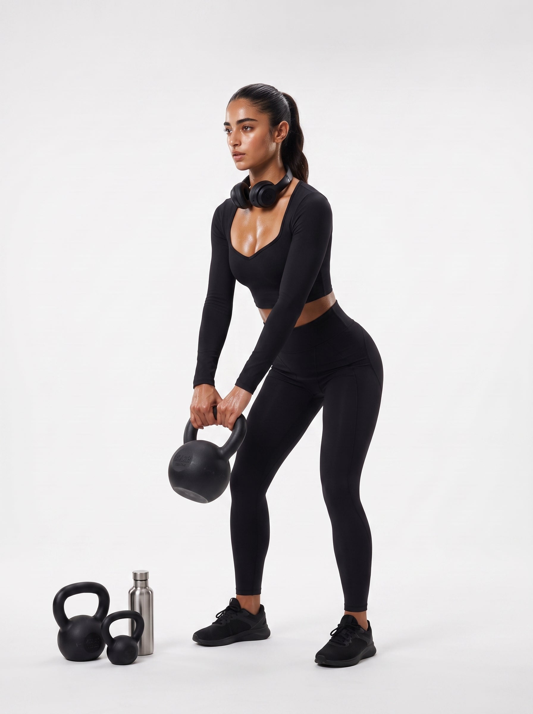 Black Sculpt High Waisted Leggings