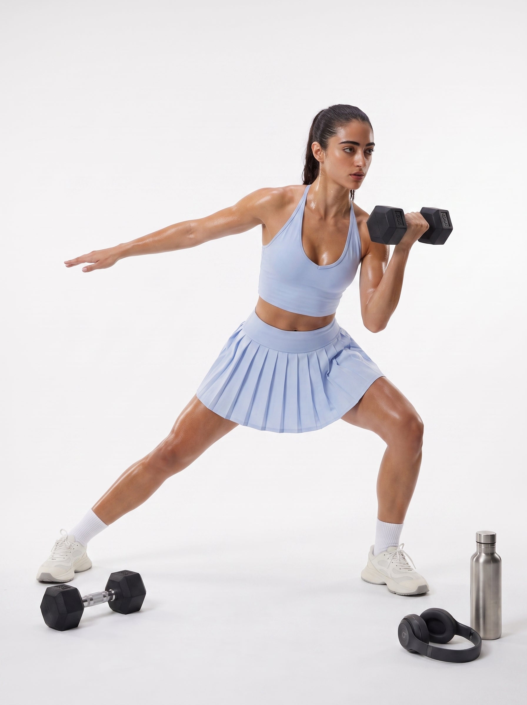 Ice Blue Skort
