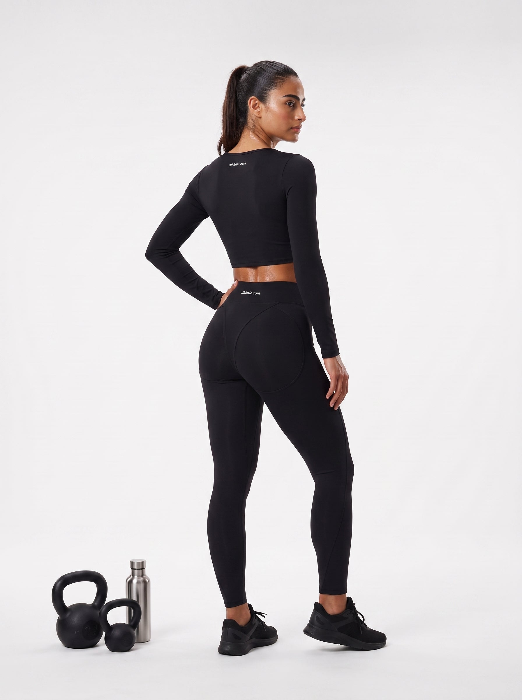 Black Sculpt High Waisted Leggings