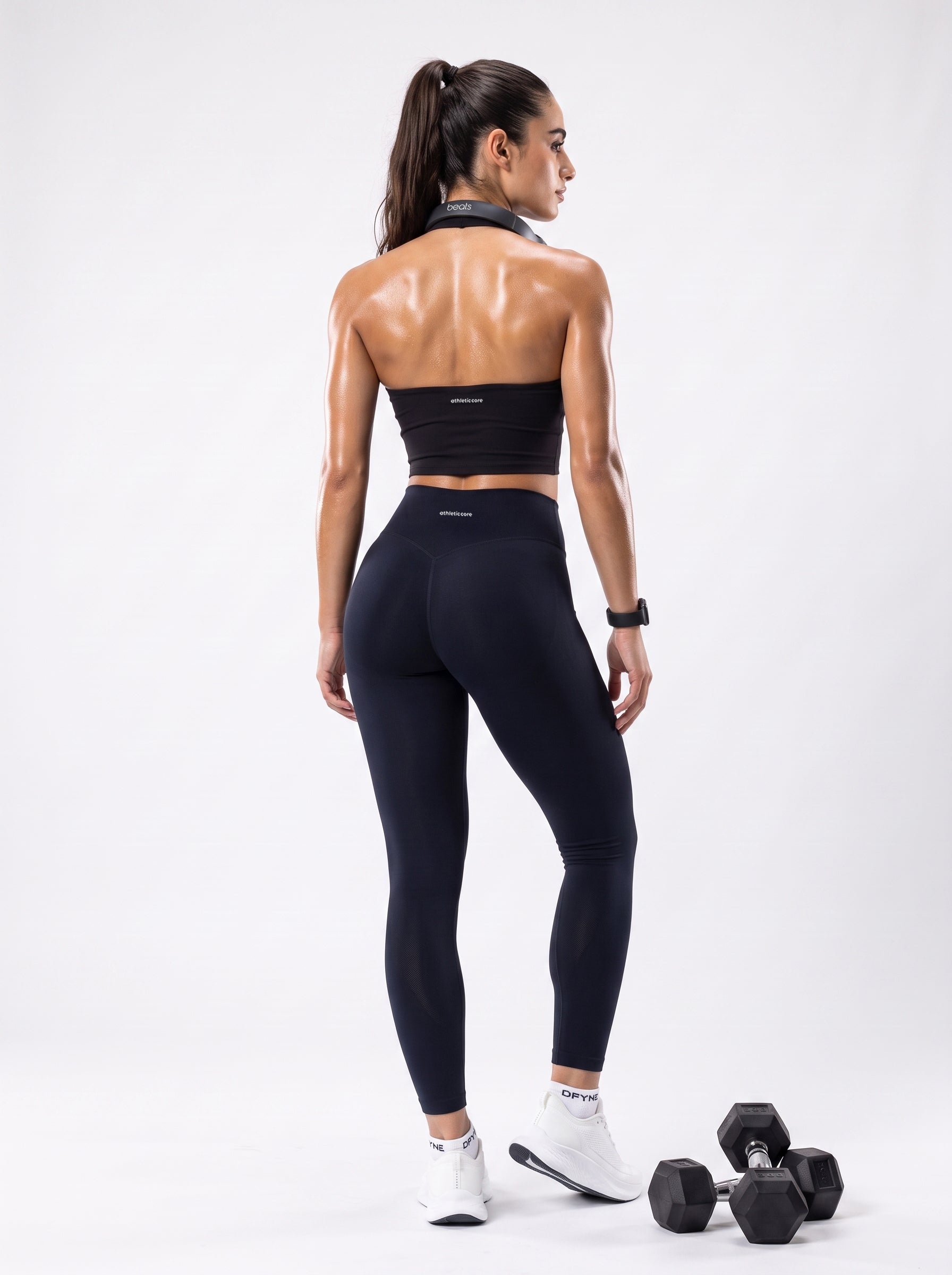 Black Sculpt High Waisted Leggings