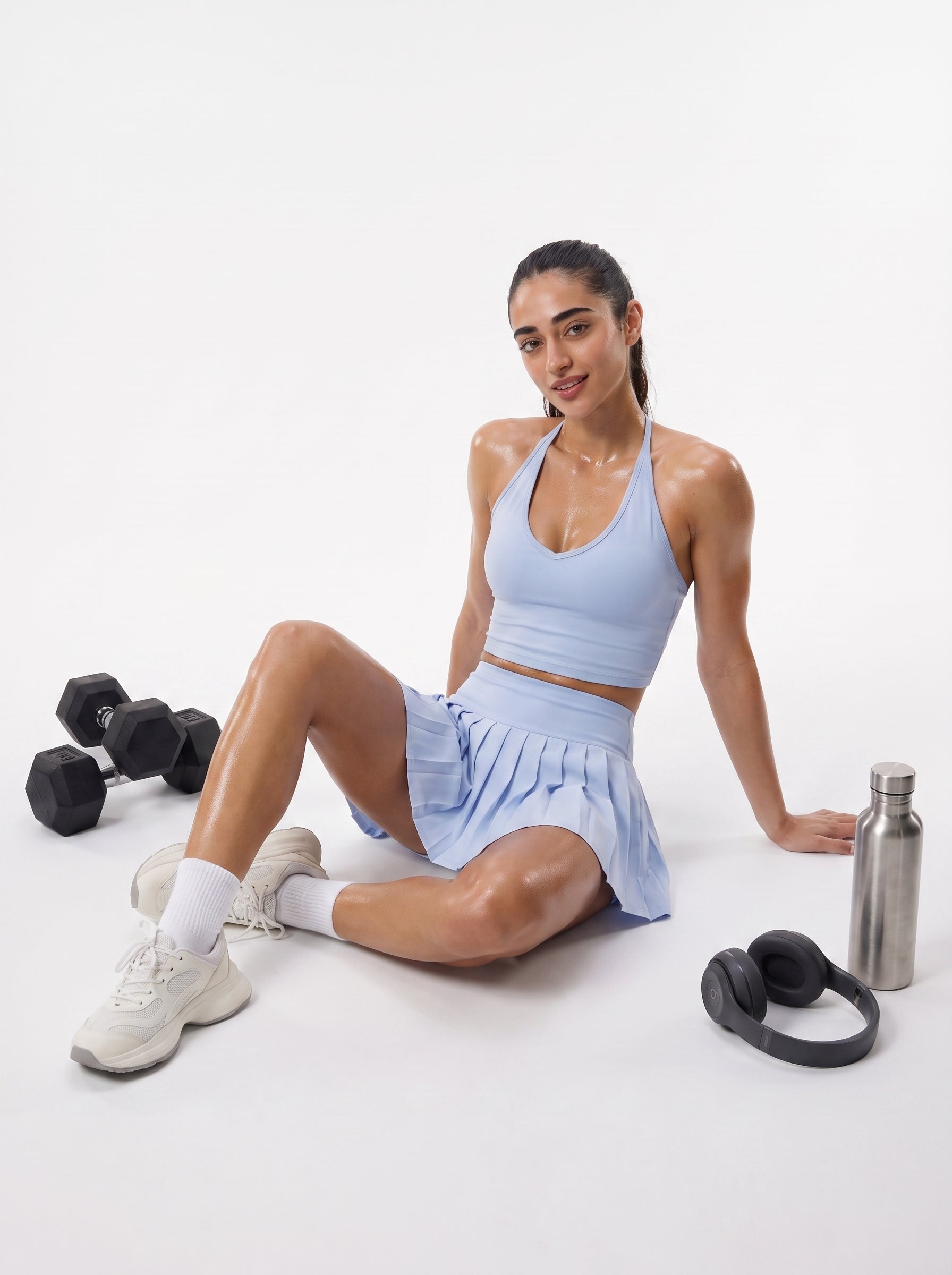 Ice Blue Skort