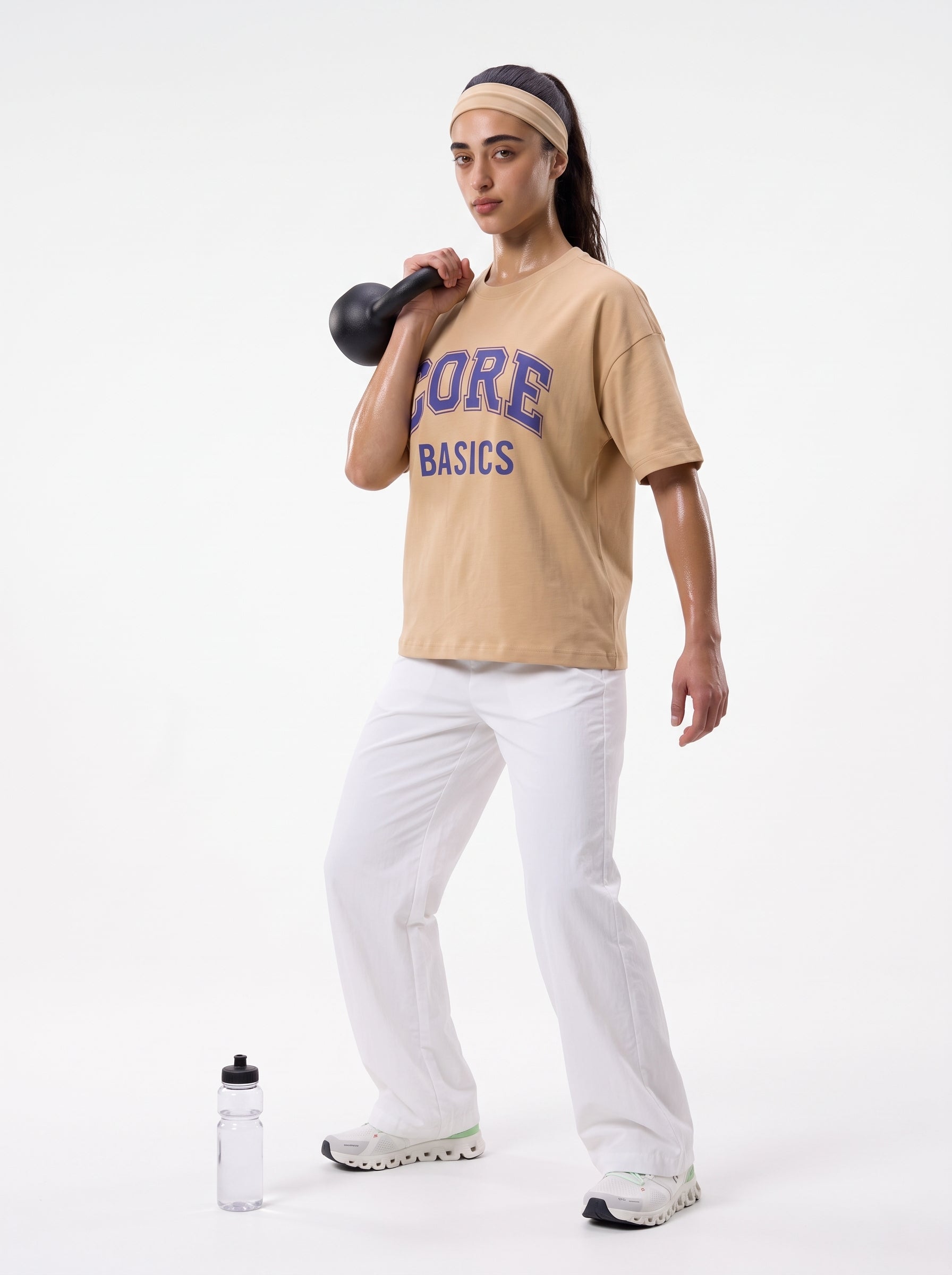 Taupe Core Short Sleeves Tee
